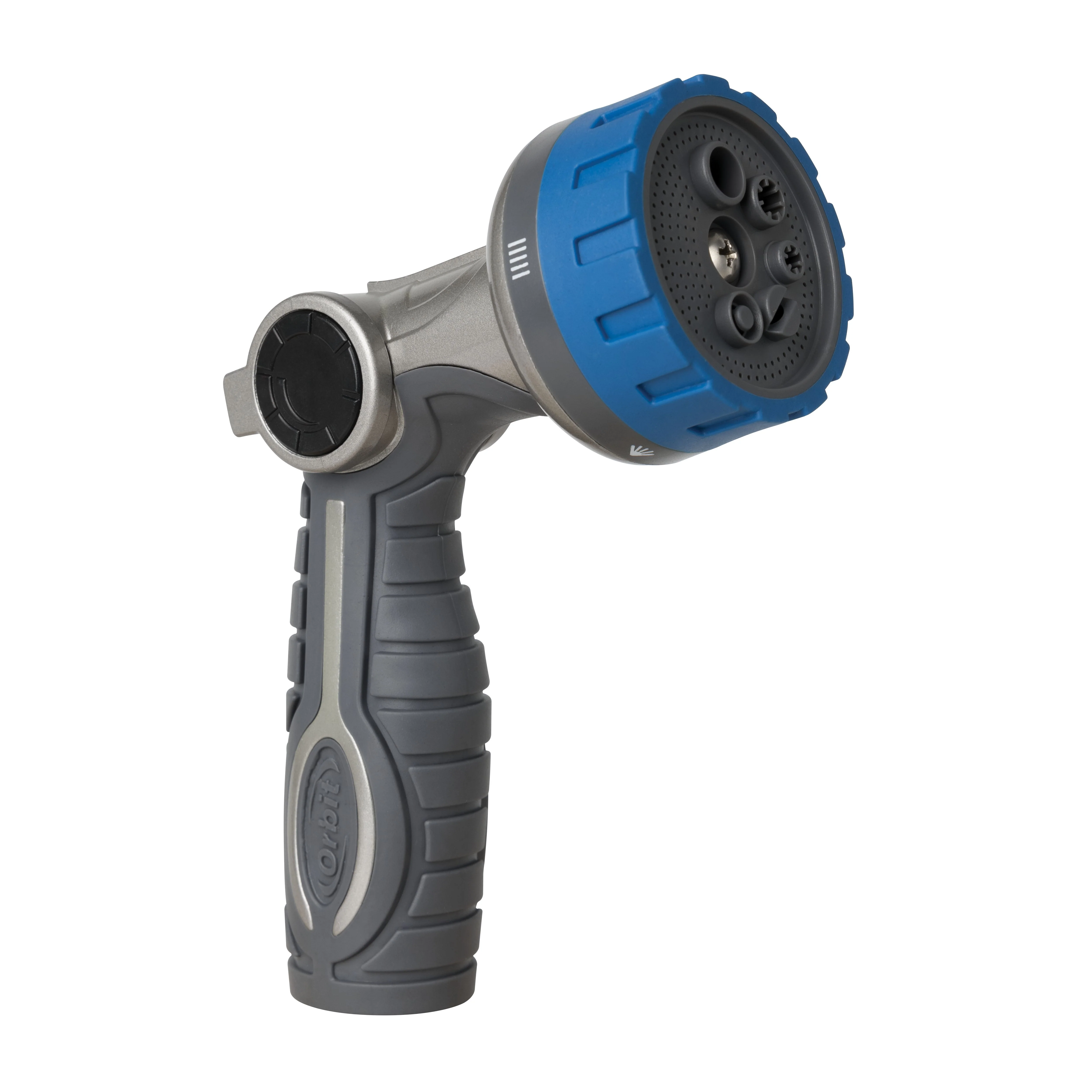Orbit Heavy Duty 6-Pattern Metal Thumb Control Nozzle - OrbitOnline