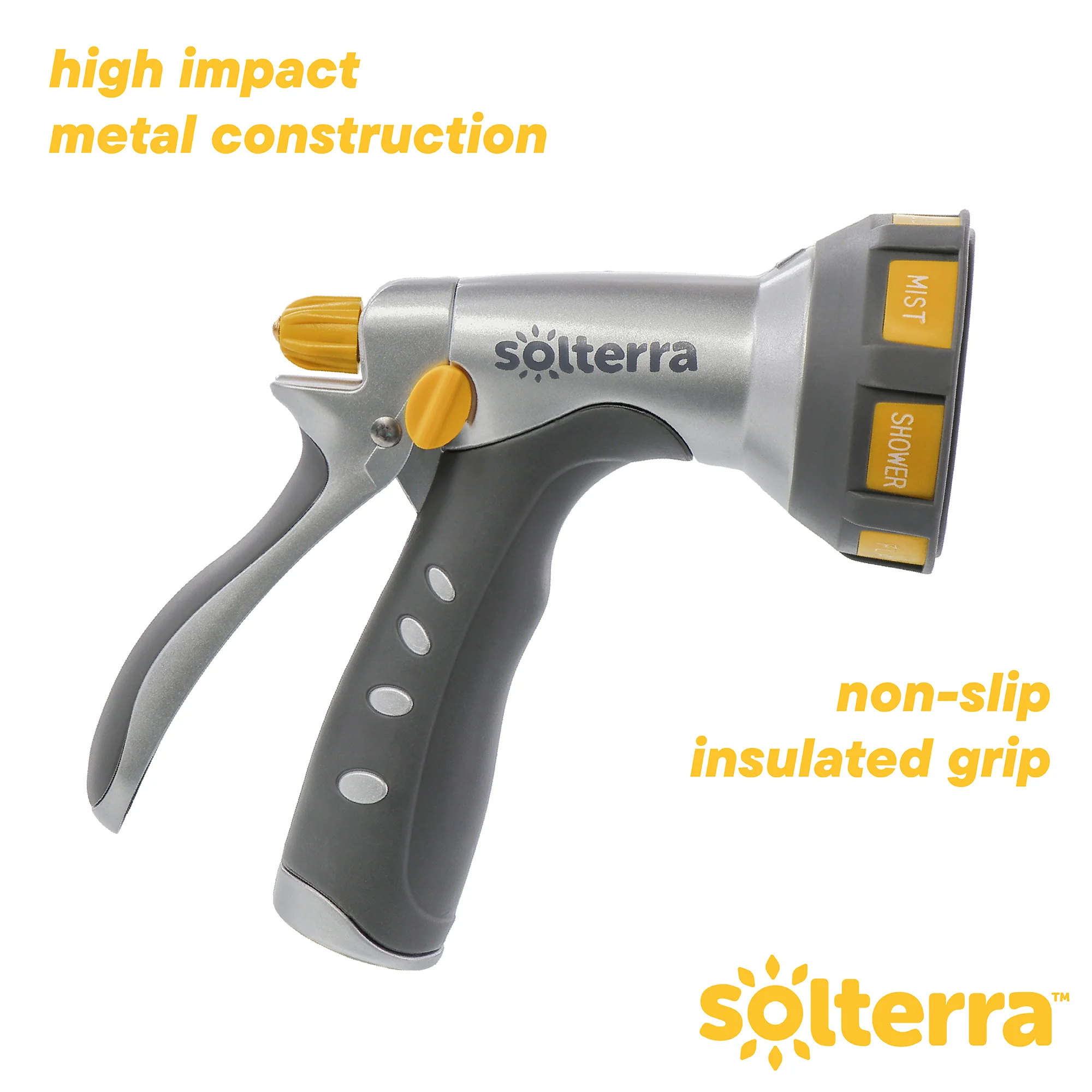 7-Pattern Garden Hose Nozzle With Rear Trigger - OrbitOnline