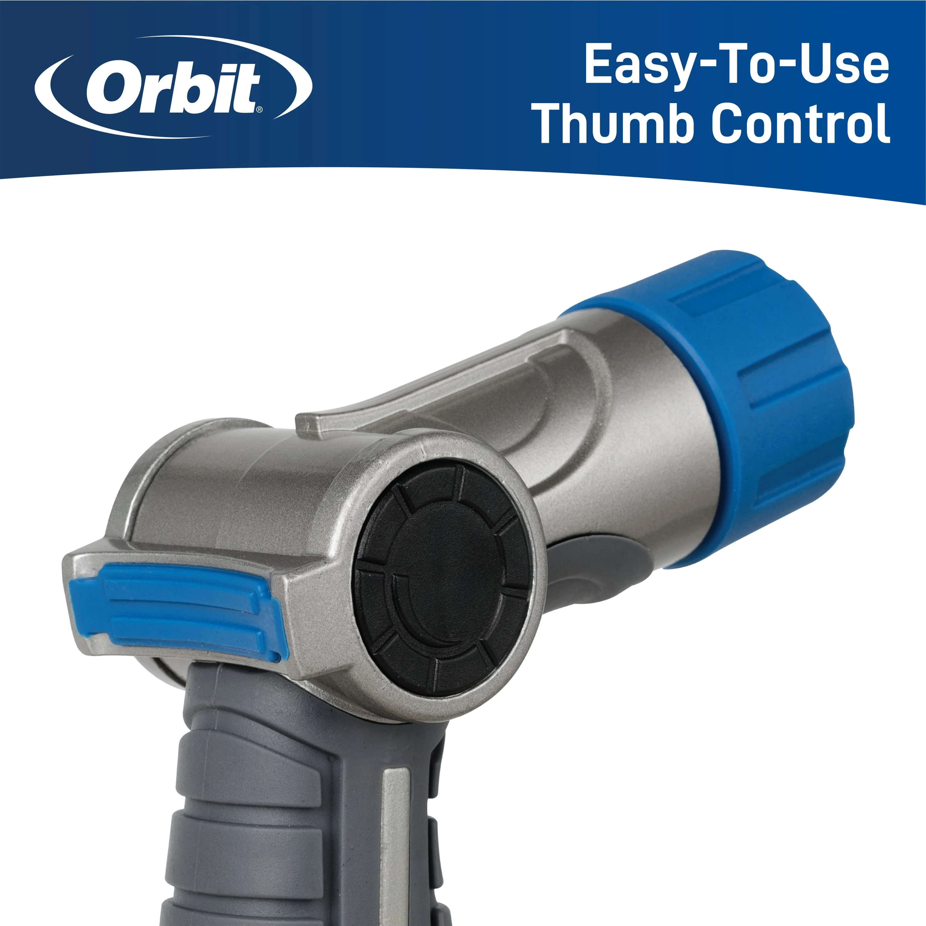 Orbit Adjustable Heavy-Duty Metal Thumb Control Nozzle - OrbitOnline