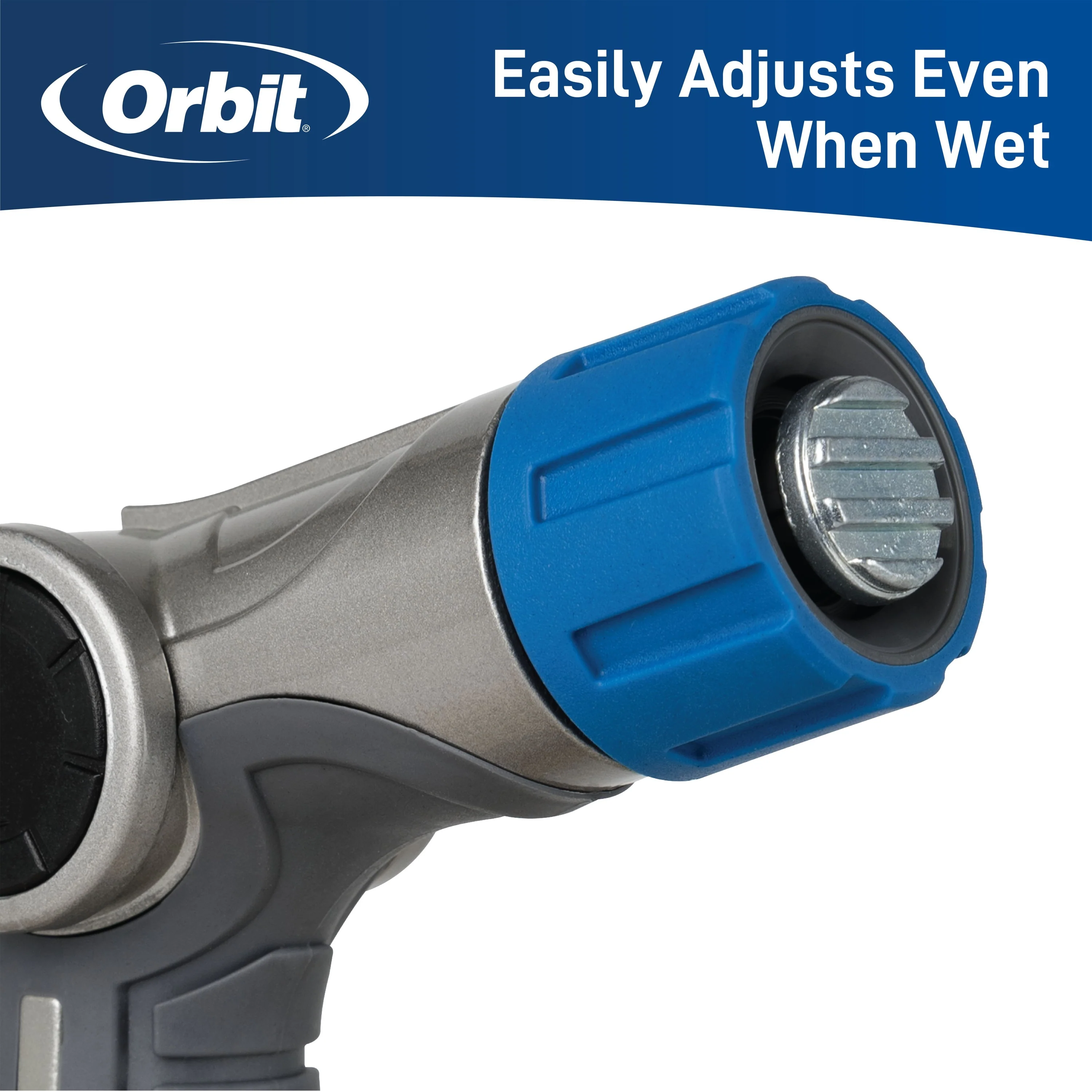 Orbit Adjustable Heavy-Duty Metal Thumb Control Nozzle - OrbitOnline