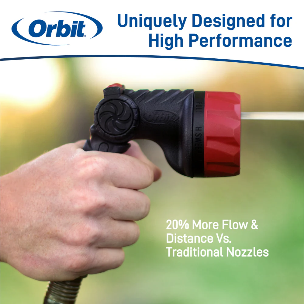 Pro Series 8-Pattern Thumb Control Nozzle - OrbitOnline